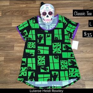 Lularoe Halloween Classic Tee size Lg
